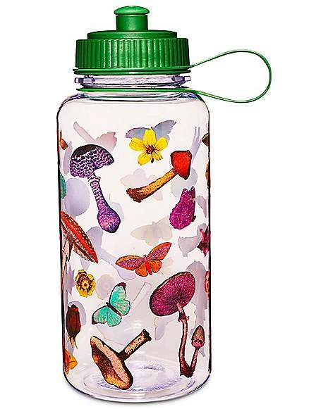 Top 10 😍 Vintage Mushrooms Water Bottle - 33 oz. 🌟 1 Top 10 😍 Vintage Mushrooms Water Bottle - 33 oz. 🌟