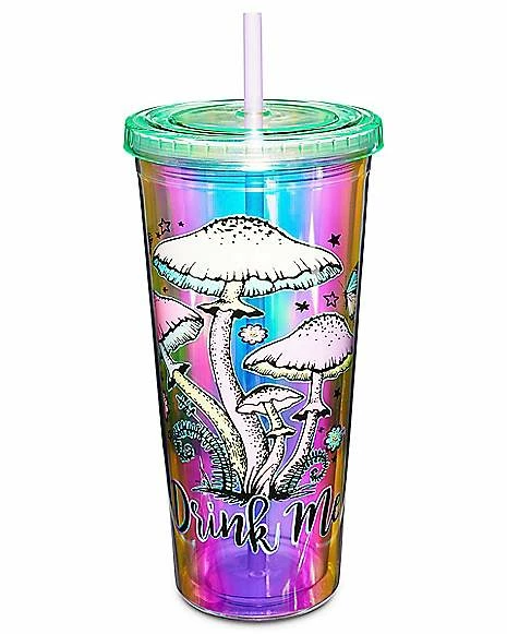 Deals β¨ Drink Me Mushroom Cup with Straw - 20 oz. 𧨠1 Deals β¨ Drink Me Mushroom Cup with Straw - 20 oz. π§¨