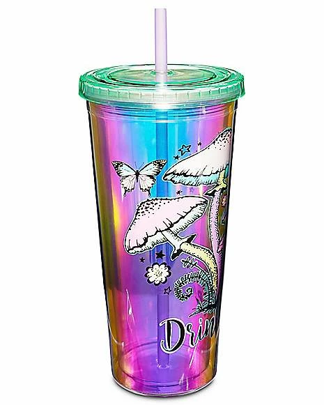 Deals ⨠Drink Me Mushroom Cup with Straw - 20 oz. 𧨠2 Deals ⨠Drink Me Mushroom Cup with Straw - 20 oz. 𧨠- Image 2