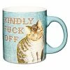 Best Sale 👏 Kindly Fuck Off Vintage Cat Coffee Mug - 20 oz. 😀