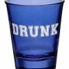 New 🔔 Drunk College Font Shot Glass - 2 oz. 👍