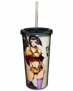 Discount 🌟 Cowboy Bebop Faye Cup with Straw - 20 oz. ⌛ -Corona-shop 03959814 c