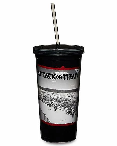 Discount π Attack on Titan Colossal Cup with Straw - 20 oz. π― 1 Discount π Attack on Titan Colossal Cup with Straw - 20 oz. π―