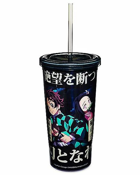 Deals ✨ Nezuko and Tanjiro Cup with Straw 20 oz. - Demon Slayer ⌛ 1 Deals ✨ Nezuko and Tanjiro Cup with Straw 20 oz. - Demon Slayer ⌛