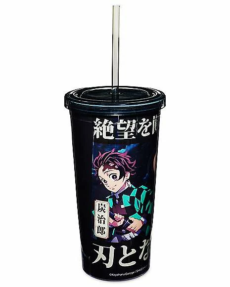 Deals ✨ Nezuko and Tanjiro Cup with Straw 20 oz. - Demon Slayer ⌛ 2 Deals ✨ Nezuko and Tanjiro Cup with Straw 20 oz. - Demon Slayer ⌛ - Image 2