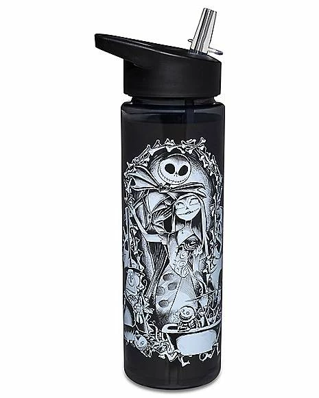 Coupon โค๏ธ Jack Skellington and Sally Water Bottle with Straw 24 oz. - The Nightmare Before โ Christmas ๐ฅ 2 Coupon โค๏ธ Jack Skellington and Sally Water Bottle with Straw 24 oz. - The Nightmare Before โ Christmas ๐ฅ - Image 2