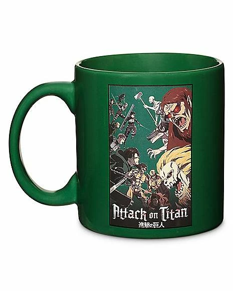 Wholesale 😍 Attack on Titans Group Coffee Mug - 20 oz. 😍 2 Wholesale 😍 Attack on Titans Group Coffee Mug - 20 oz. 😍 - Image 2
