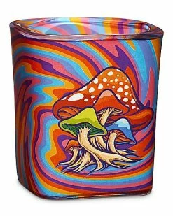 Best Pirce 🎁 Mushroom Swirl Square Shot Glass - 1.5 oz. 😉