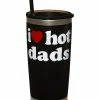 Flash Sale 🔔 I Heart Hot Dads Tumbler with Straw 16 oz. - Danny Duncan ❤️