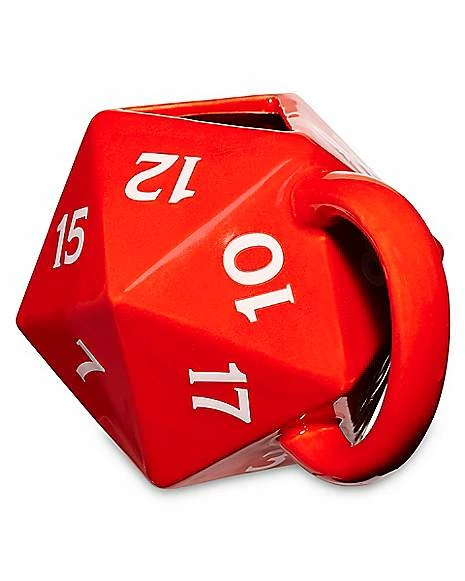 Outlet 🤩 Dungeons & Dragons 12-Sided Dice Molded Coffee Mug - 15 oz. 💯 2 Outlet 🤩 Dungeons & Dragons 12-Sided Dice Molded Coffee Mug - 15 oz. 💯 - Image 2
